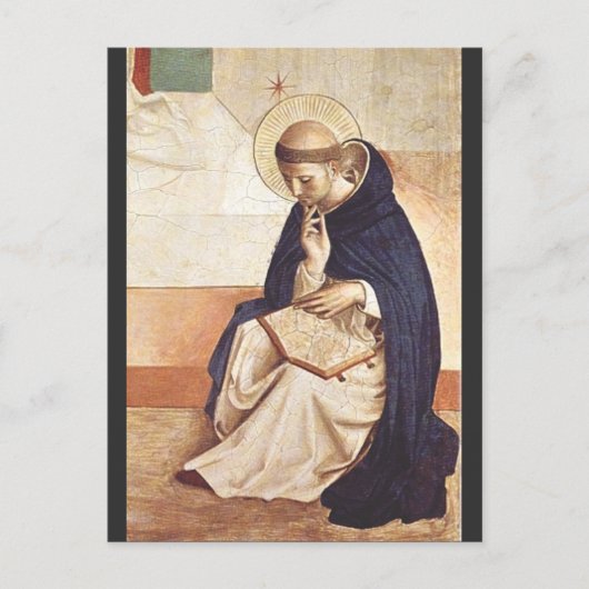 Carte Postale Saint Dominic de Guzman par Fra Angelico (Devant)