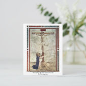 Carte Postale Saint Dominique À La Croix Du Christ Par Fra Angel (Debout devant)