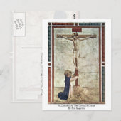 Carte Postale Saint Dominique À La Croix Du Christ Par Fra Angel (Devant / Derrière)