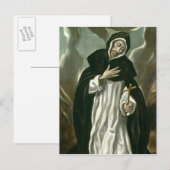 Carte Postale Saint Dominique de Guzman (Devant / Derrière)