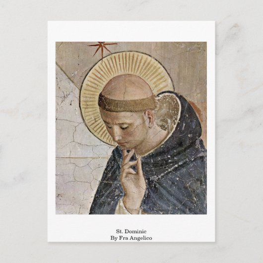 Carte Postale Saint Dominique Par Fra Angelico (Devant)