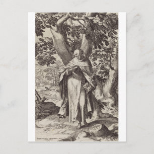 Carte Postale Saint Dominique prêtre catholique castillan