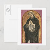 Carte Postale Saint Dominique (température sur panneau) (Devant / Derrière)