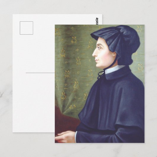 Carte Postale Saint Elizabeth Ann Seton (Devant / Derrière)