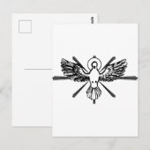 Carte Postale Saint-Esprit sous forme de colombe (Devant / Derrière)