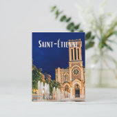 Carte Postale Saint-Étienne Photo Vintage  (Debout devant)