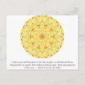 Carte Postale Saint Francis de Sales CITE à propos des anges (Devant)