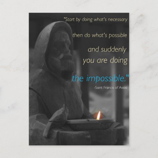 Carte postale Saint François (Devant)