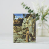 Carte Postale Saint François dans le désert par Giovanni Bellini (Debout devant)