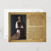 Carte Postale Saint François d'Assise (Devant / Derrière)