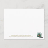 Carte Postale Saint François d'Assise (Dos)