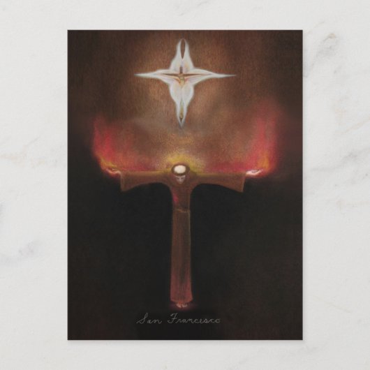 Carte Postale Saint François d'Assise (Devant)