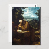 Carte Postale Saint François d'Assise (Devant / Derrière)