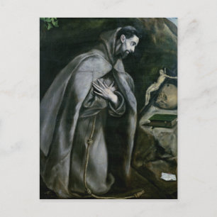 Carte Postale Saint François d'Assise, 1580-1595