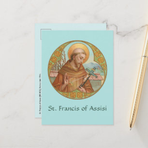 Carte postale Saint-François d'Assise (BK 002)