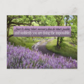 Carte Postale Saint François d'Assise Citation Inspirante Possib (Devant)