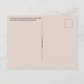 Carte Postale Saint François d'Assise, Pater Seraphicus (SAU 040 (Dos)