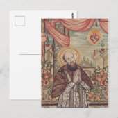 Carte Postale Saint François de Sales Evêque de Genève (Devant / Derrière)