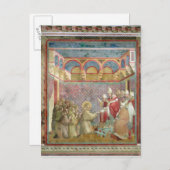 Carte Postale Saint François reçoit l'approbation (Devant / Derrière)