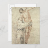 Carte Postale Saint François : Rejeter le monde et embrasser (Devant / Derrière)