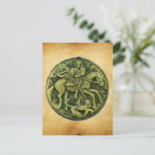 CARTE POSTALE SAINT GEORGE ET DRAGON MEDALLION (Debout devant)