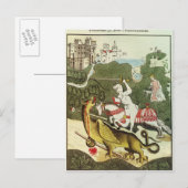 Carte Postale Saint George et le Dragon (Devant / Derrière)