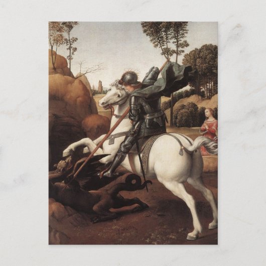 Carte Postale Saint-George et le Dragon (Devant)