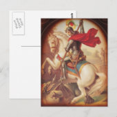 Carte Postale Saint George et le Dragon (Devant / Derrière)