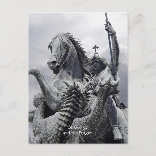 Carte Postale Saint-George et le Dragon (Devant)