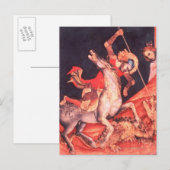 Carte Postale Saint George et le Dragon (Devant / Derrière)