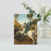 Carte Postale Saint George et le Dragon, 1506 par Raphael (Debout devant)