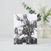 Carte Postale Saint George et le Dragon, 1508 (Debout devant)