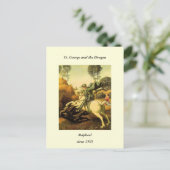 Carte Postale "Saint George et le dragon" de Raphaël (vers 1505) (Debout devant)