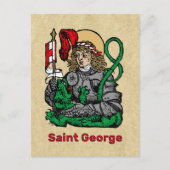 Carte Postale Saint George et le Dragon (Nuremberg) (Devant)