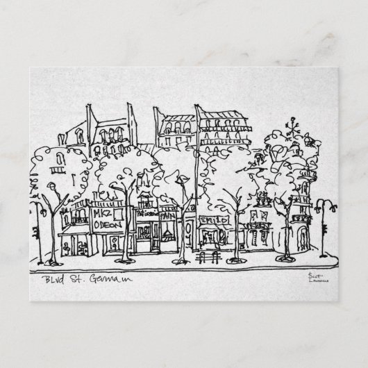 Carte Postale Saint-Germain-des-Prés | Paris, France (Devant)