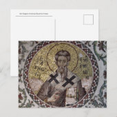 Carte Postale Saint Grégoire l'Illuminateur Icône de mosaïque by (Devant / Derrière)