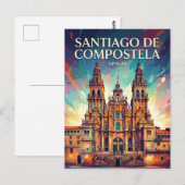 Carte Postale Saint-Jacques-de-Compostelle Espagne (Devant / Derrière)