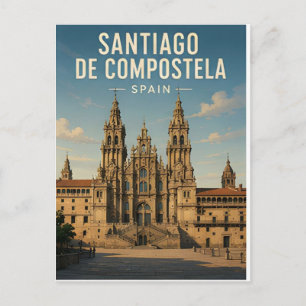 Carte Postale Saint-Jacques-de-Compostelle Espagne Voyage Histor