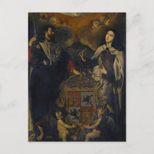 Carte Postale Saint Jacques le Majeur par l'École de Madrid