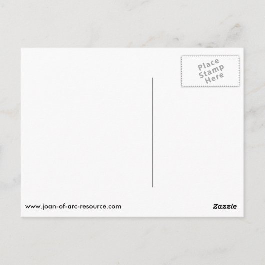 Carte postale Saint-Jean-d'Arc (Dos)