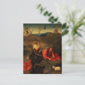 Carte Postale Saint Jean le Baptiste dans la méditation (Debout devant)