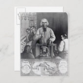 Carte Postale Saint Jean-Marie Vianney prêche, 19e siècle (Devant / Derrière)