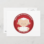 Carte Postale Saint Jean-Paul II (Devant / Derrière)