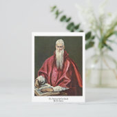 Carte Postale Saint Jérôme Comme Cardinal Par El Greco (Debout devant)