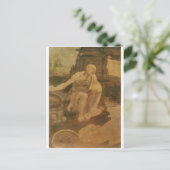 Carte Postale Saint Jérôme dans le désert par Léonard de Vinci (Debout devant)