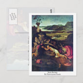Carte Postale Saint Jérôme. Par Hieronymus Bosch (Devant / Derrière)