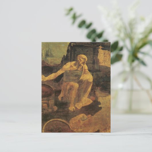 Carte Postale Saint Jérôme par Leonardo da Vinci vers 1481 (Debout devant)