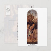 Carte Postale Saint Jérôme Par Pietro Perugino (Devant / Derrière)