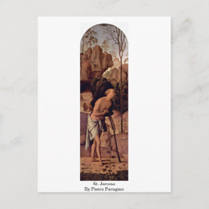 Carte Postale Saint Jérôme Par Pietro Perugino