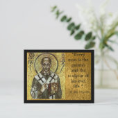 Carte Postale Saint John Chrysostom l Orthodoxe l Icône catholiq (Debout devant)